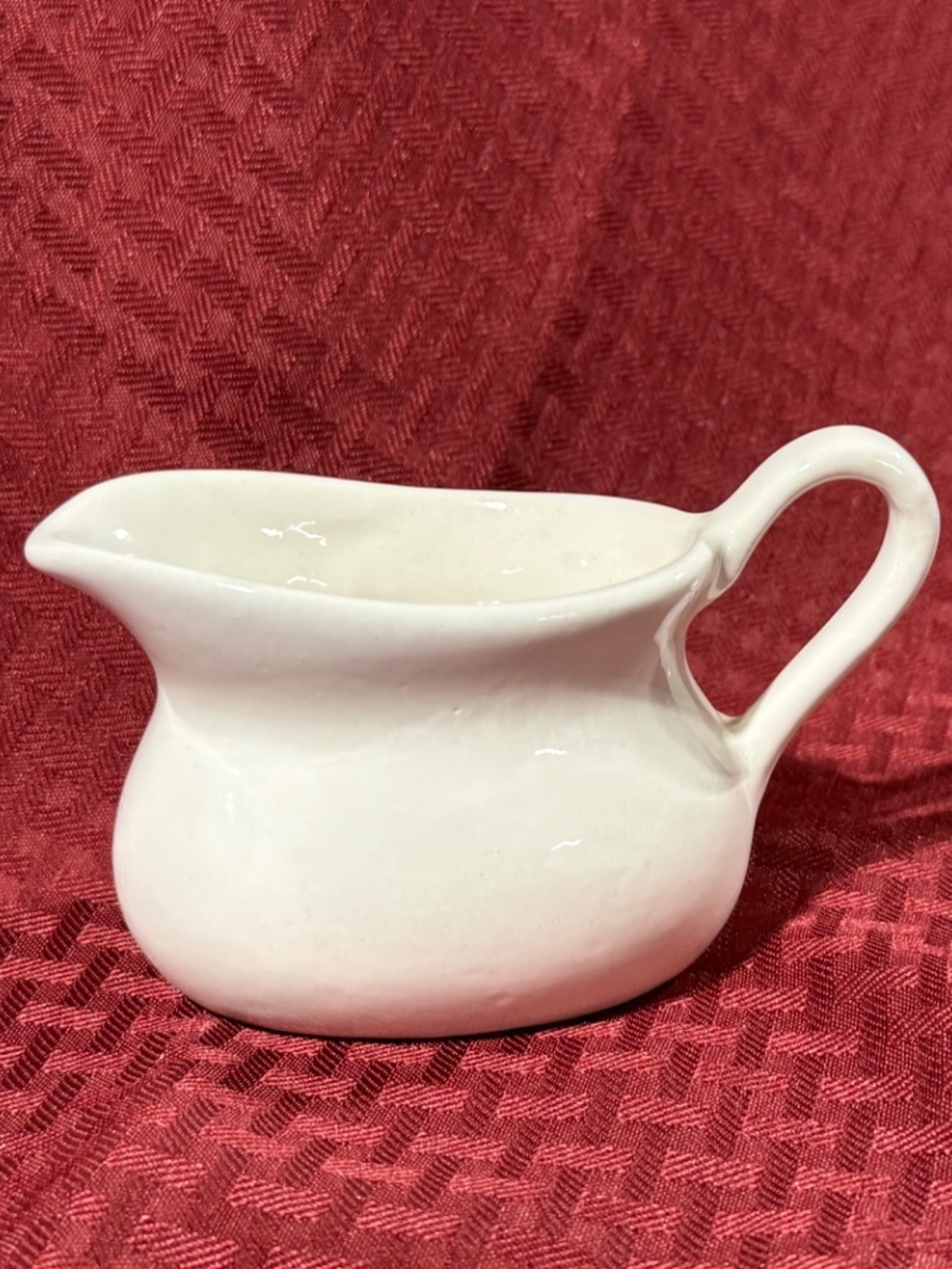 Calif USA C353 Country White Creamer Pitcher